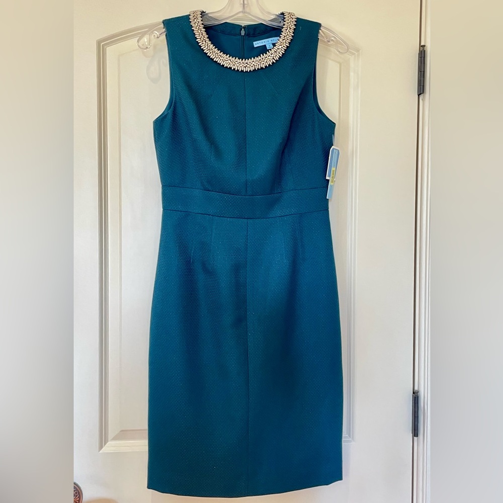 NWT Antonio Melani Size 4 Teal Dress